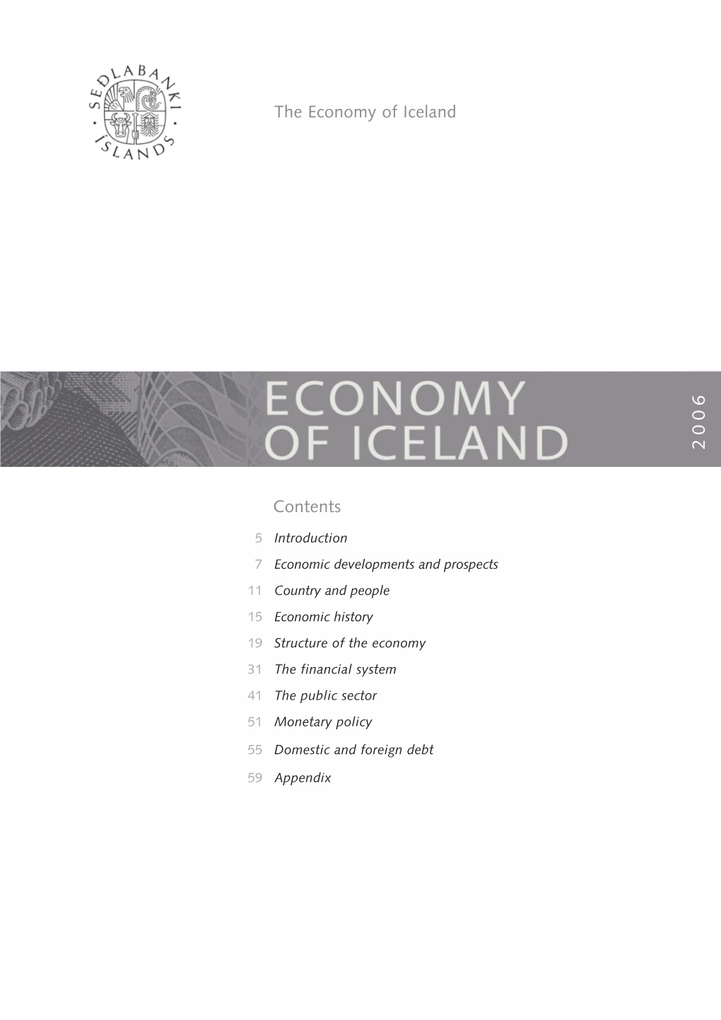 Economy of Icleand 2006