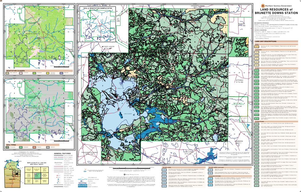 LAND RESOURCES of BRUNETTE DOWNS STATION