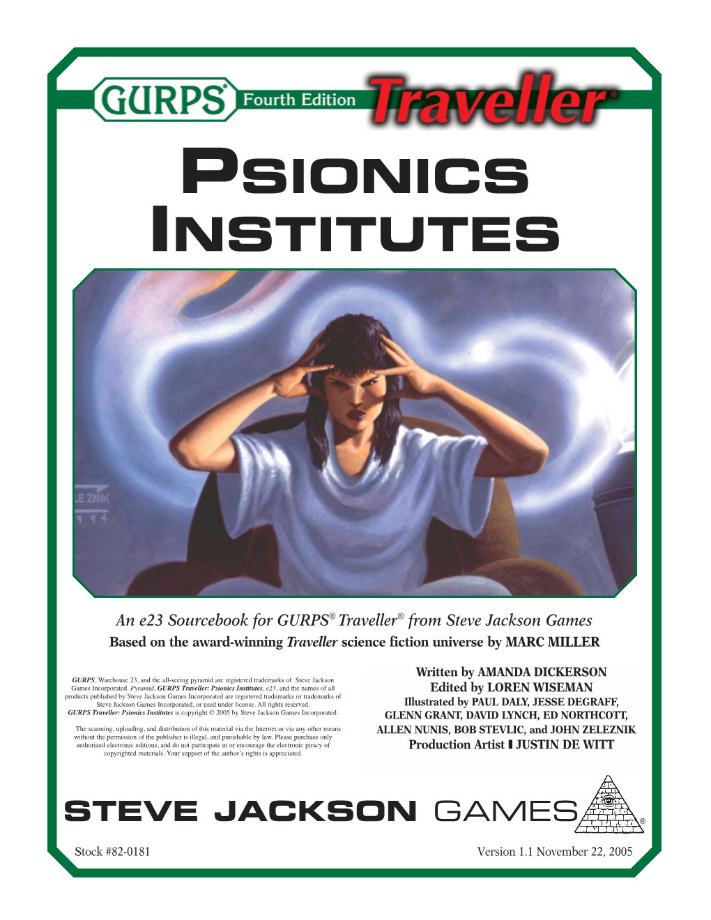 GURPS Traveller Classic: Psionic Institutes