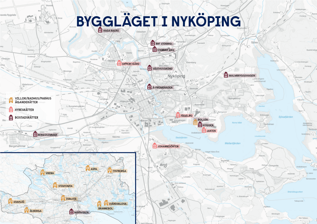 Byggläget I Nyköping Haga Backe