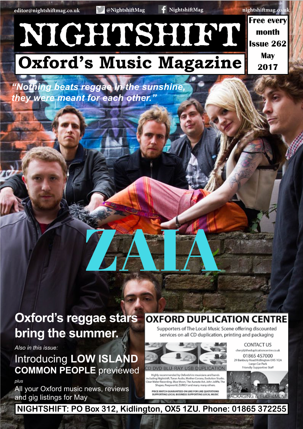 May Oxford’S Music Magazine 2017