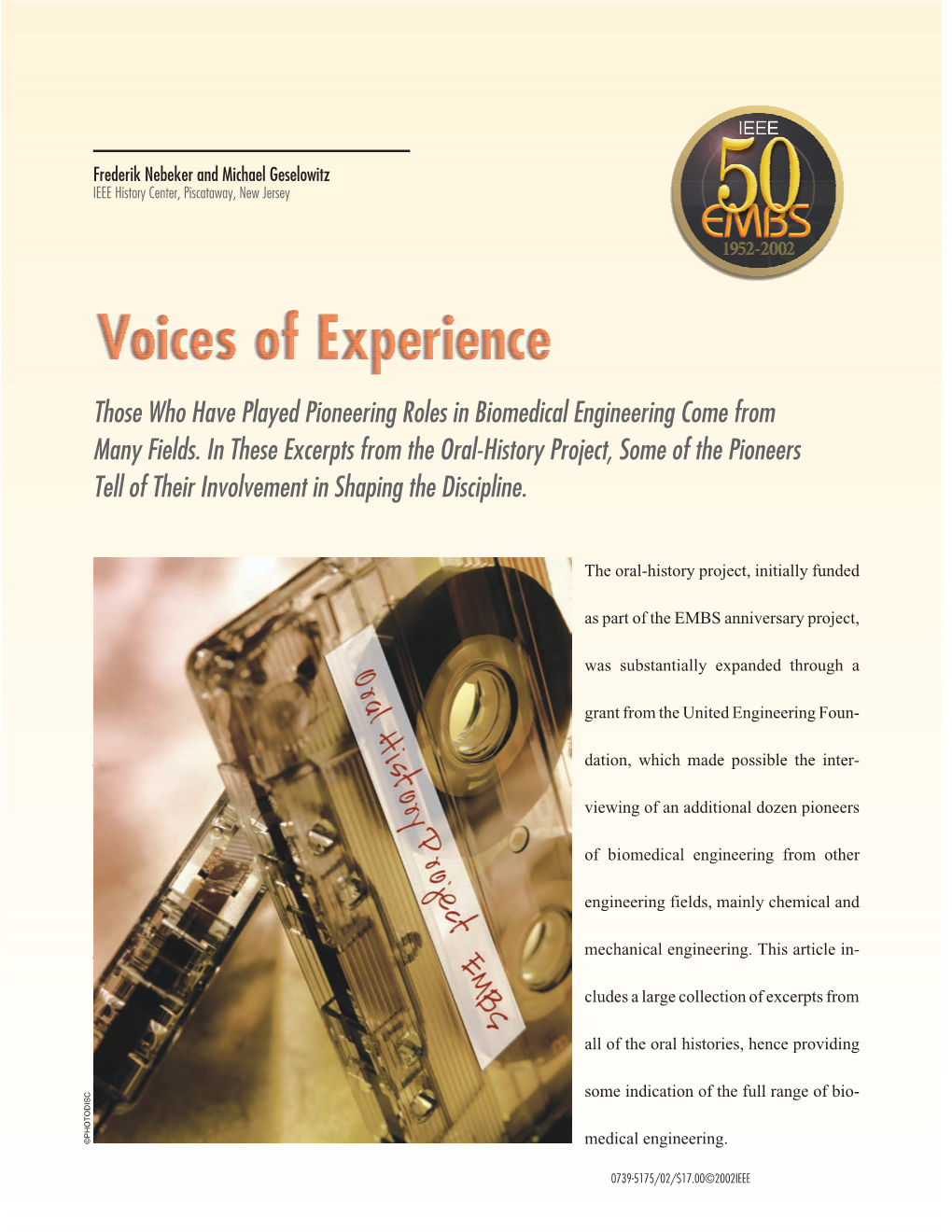 Voices of Experience