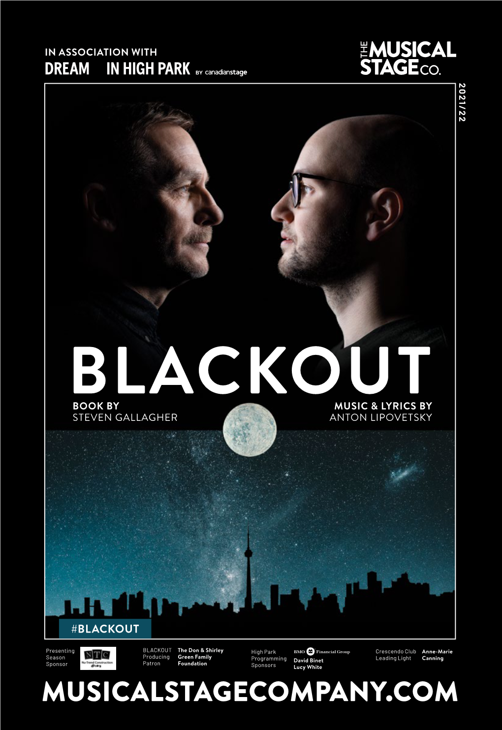 Blackoutbook by Music & Lyrics by Steven Gallagher Anton Lipovetsky