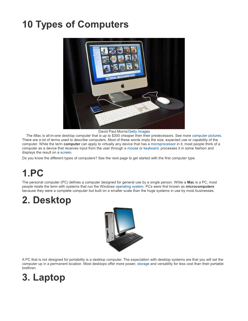 10 Types of Computers