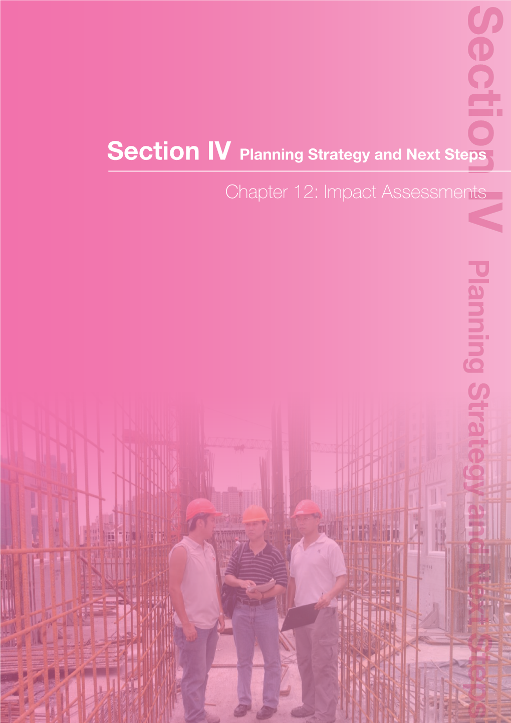Impact Assessments 12 Section IV Planning Strategy and Next Steps Chapter 12: Impact Assessments Planning Strategy and Next Steps
