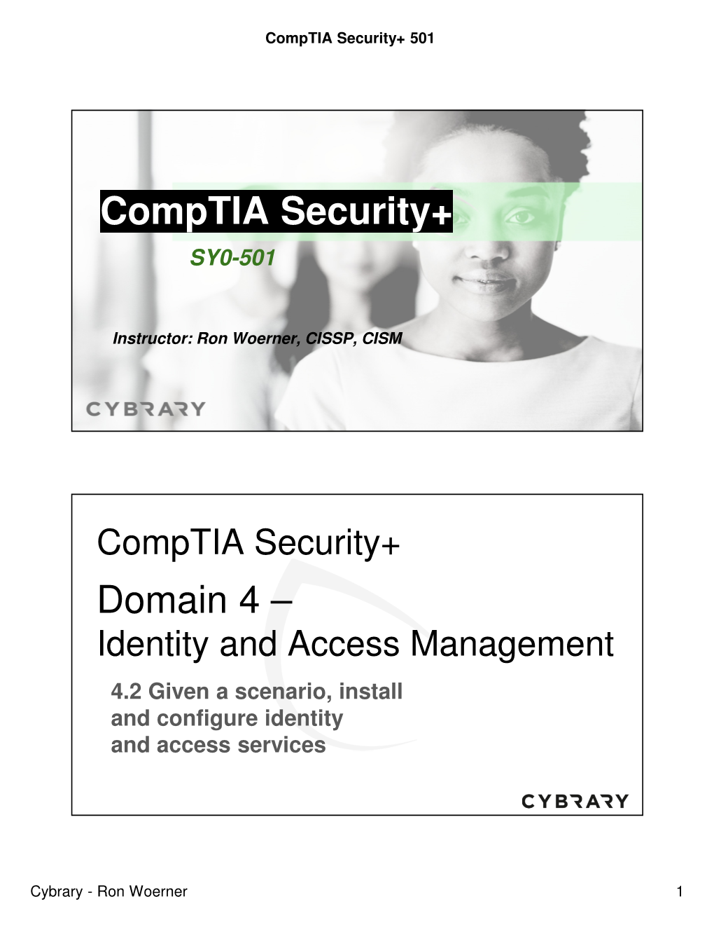 Comptia Security+ Domain