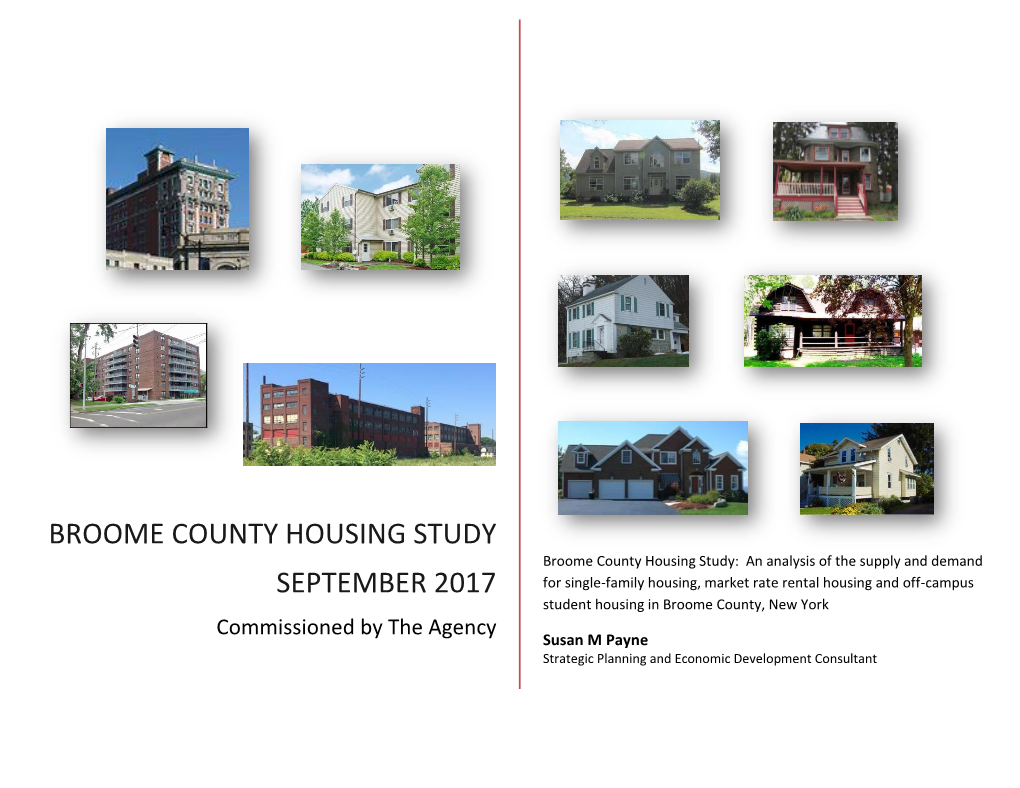 Broome County Housing Study September 2017