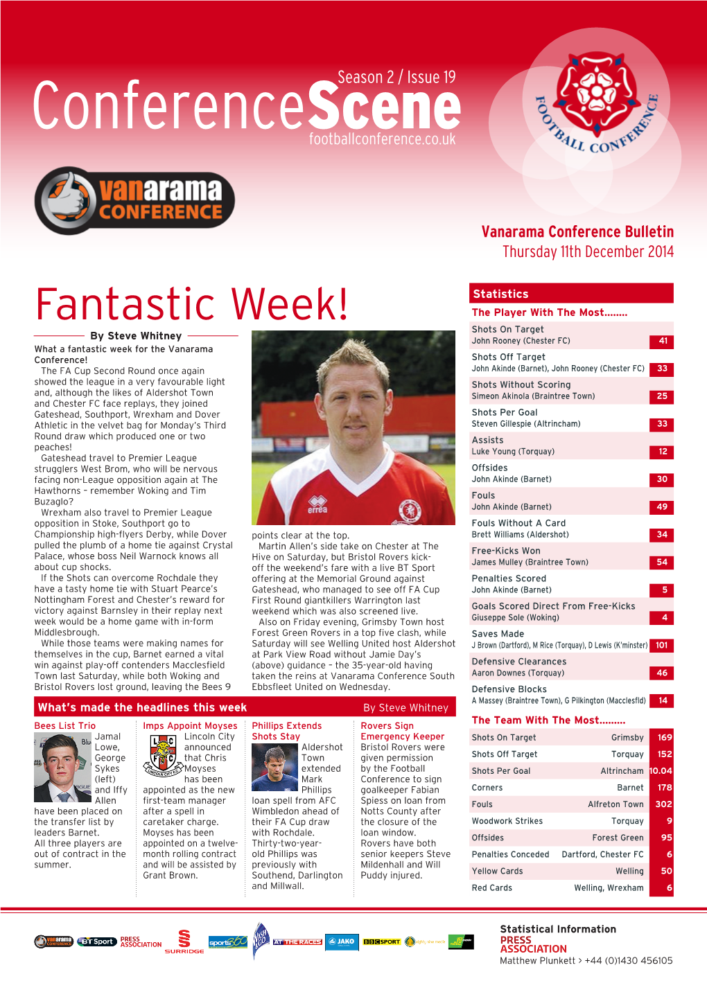 Conferencesceneseason 2 / Issue 19 Footballconference.Co.Uk