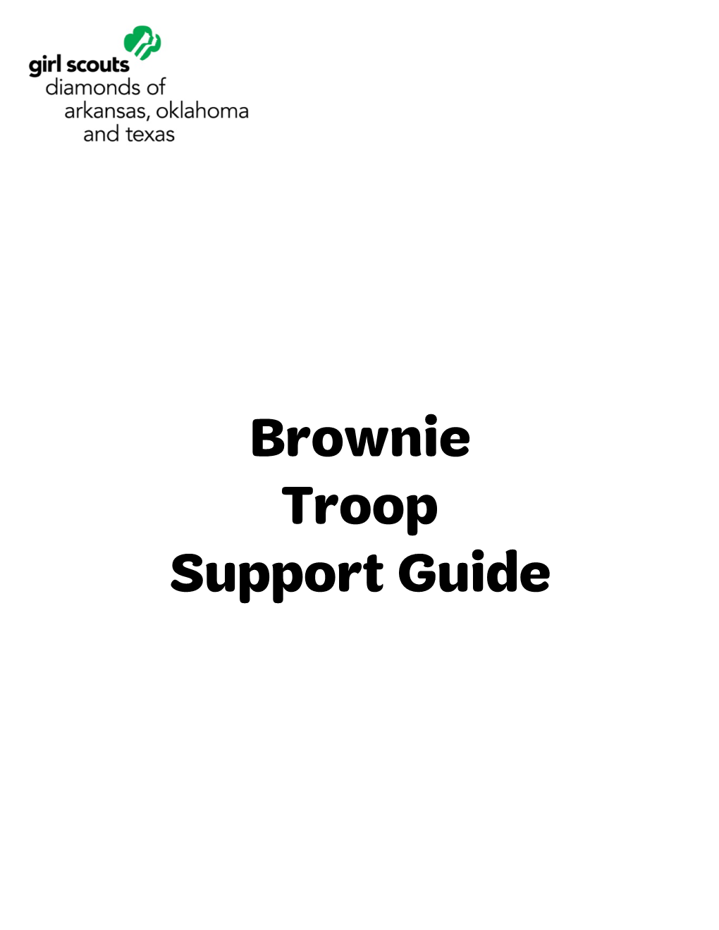 Brownie Troop Support Guide
