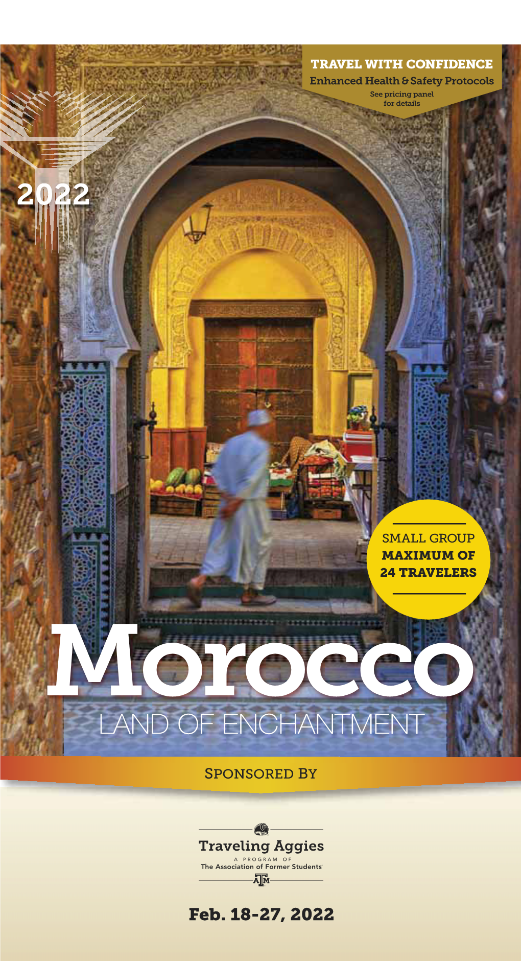 Morocco, Witha I Prefer Singleaccommodationsatanadditional$1,195(Limitedavailability)