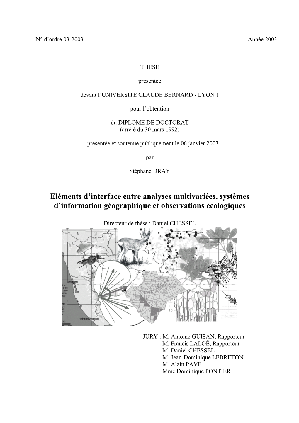 Eléments D'interface Entre Analyses Multivariées, Systèmes D