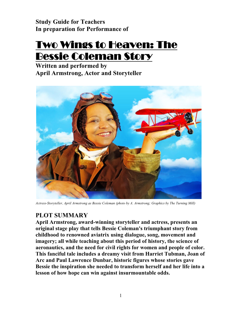 Bessie Coleman Study Guide