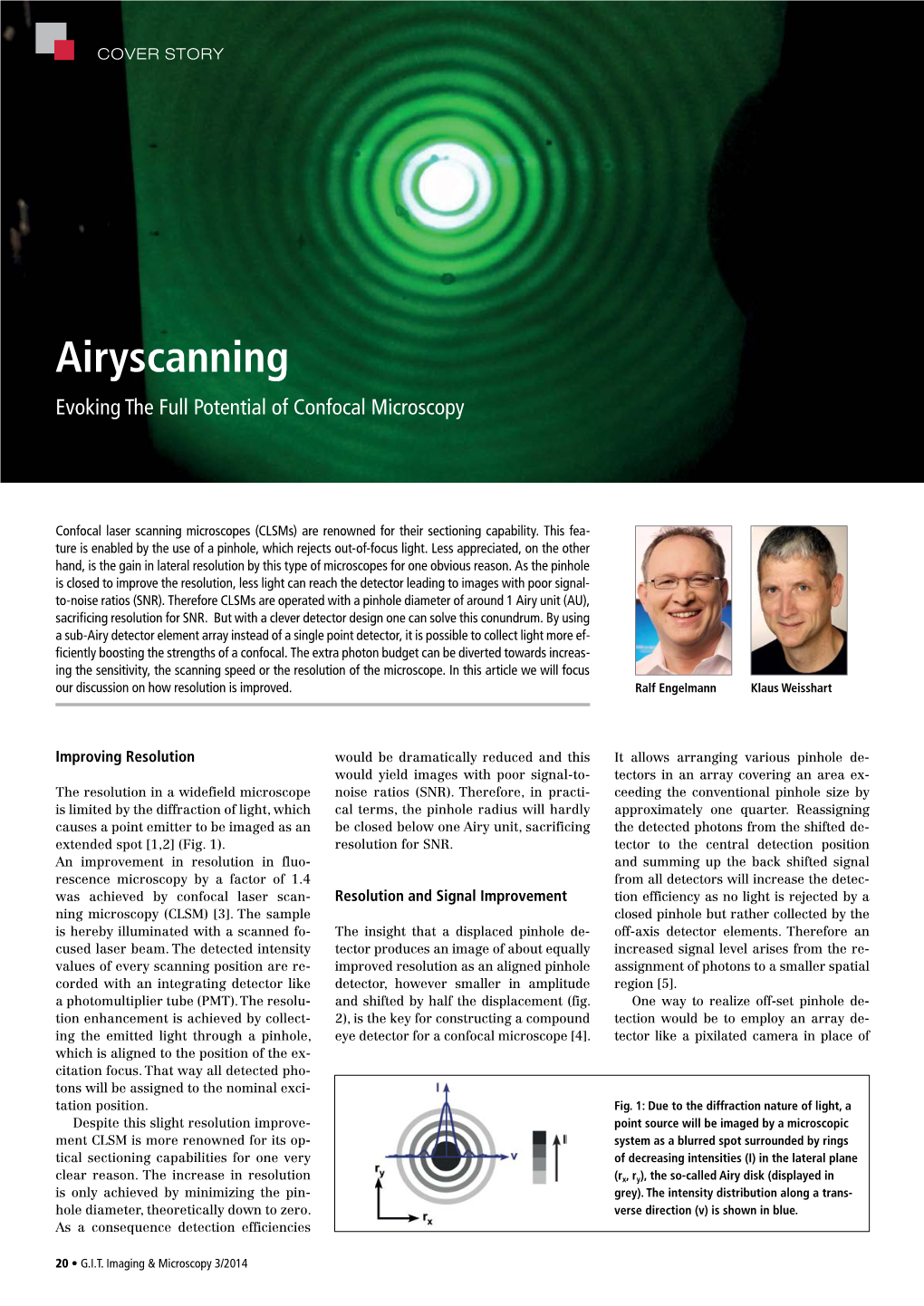 Airyscanning Evoking the Full Potential of Confocal Microscopy