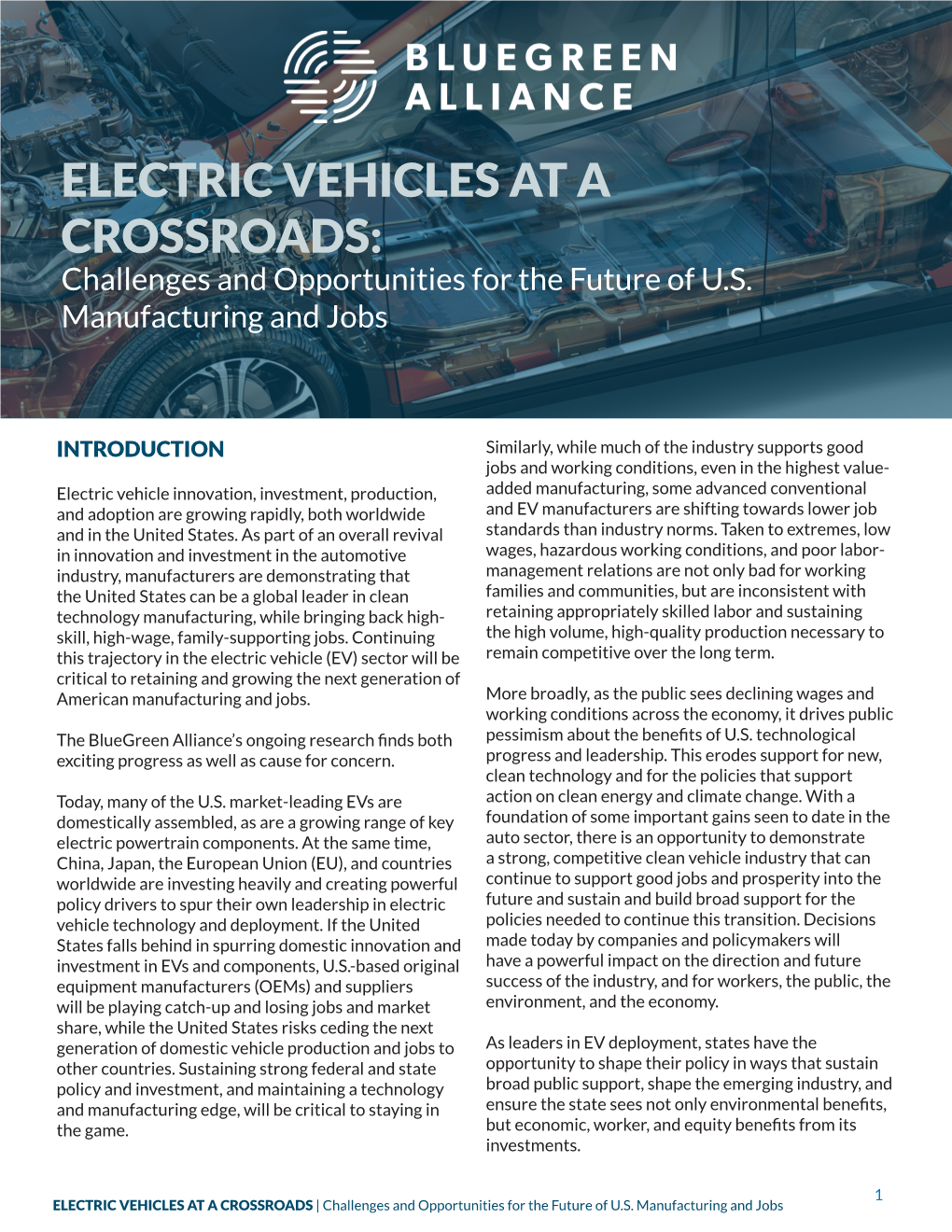 Electric Vehicles at a Crossroads