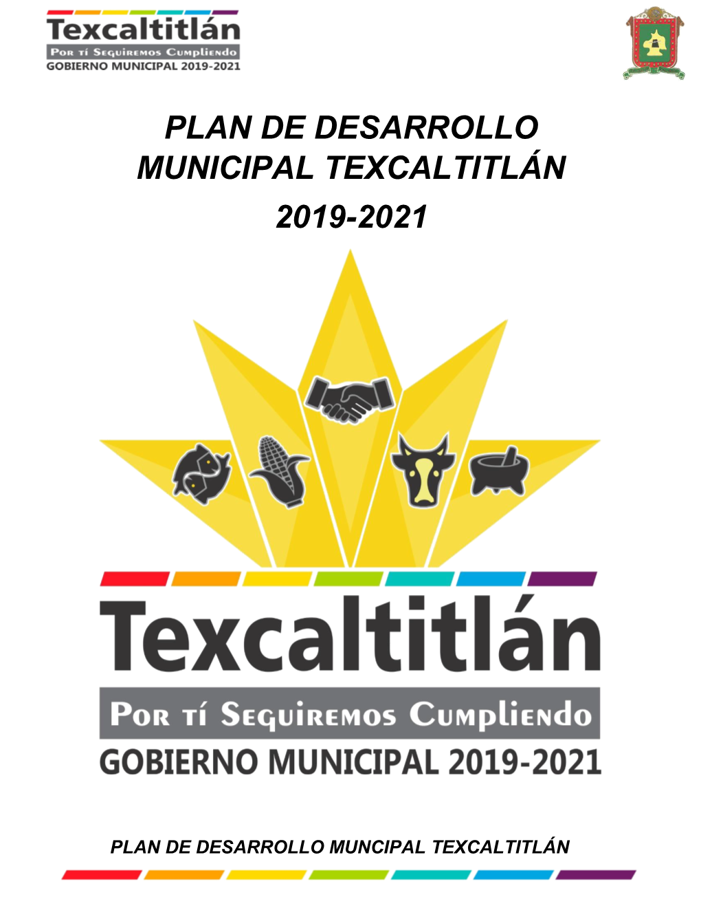 Plan De Desarrollo Municipal Texcaltitlán 2019-2021