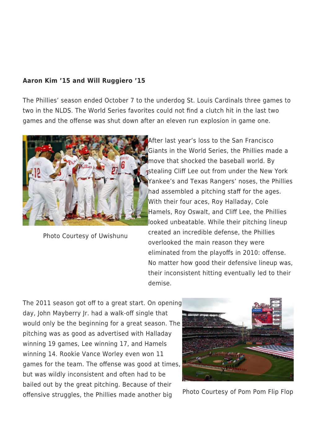 The Crippling Tale of the 2011 Philadelphia Phillies