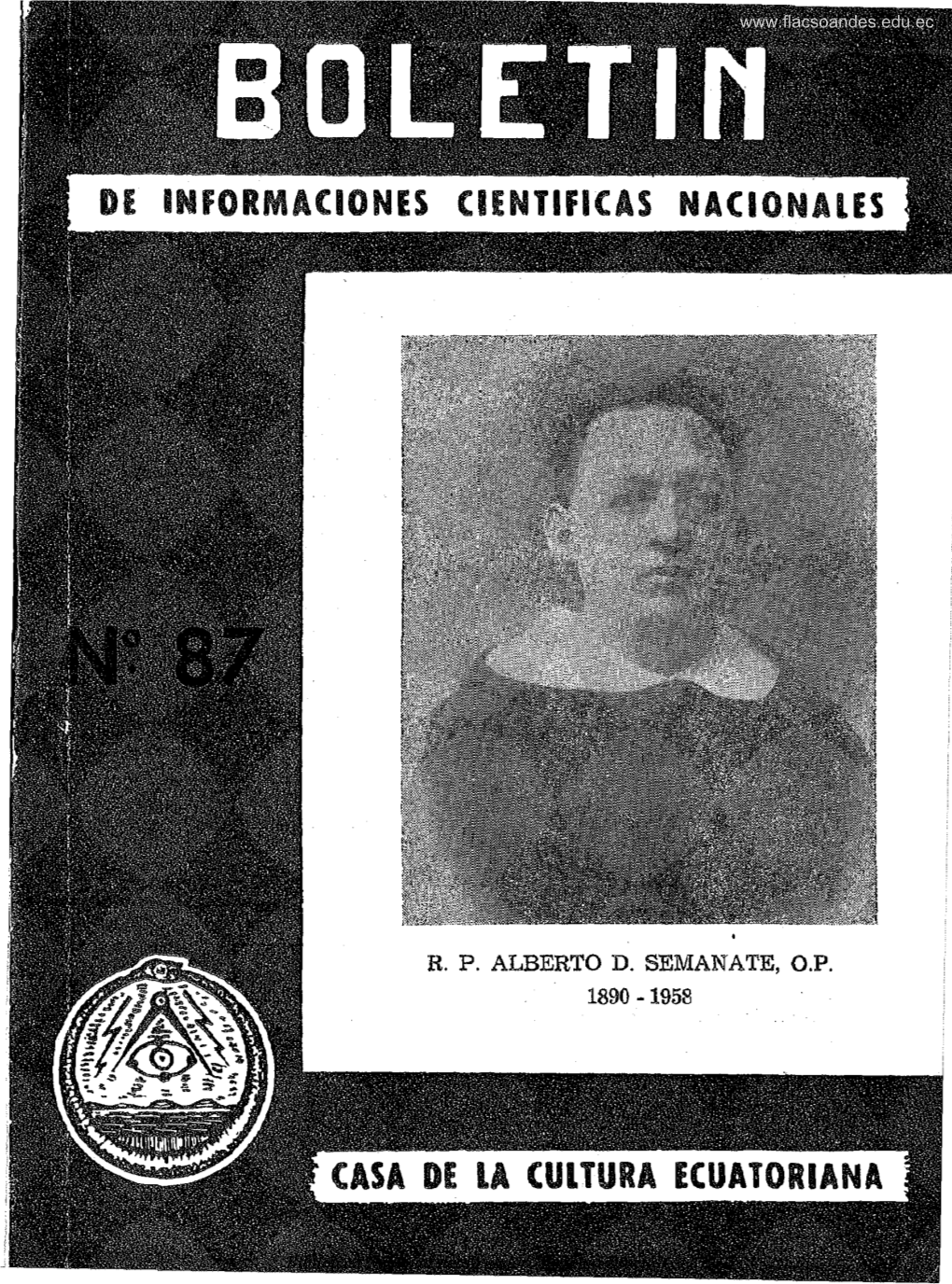 R. P. Alberto D. Semanate, O.P. 1890 -1958