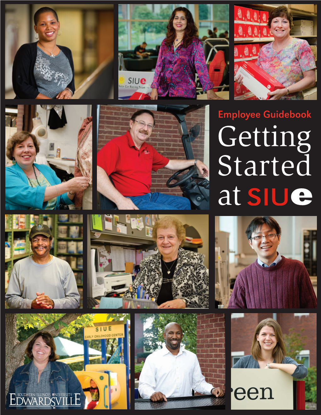 Employee Guidebook Getting Started at Welcome to SIUE