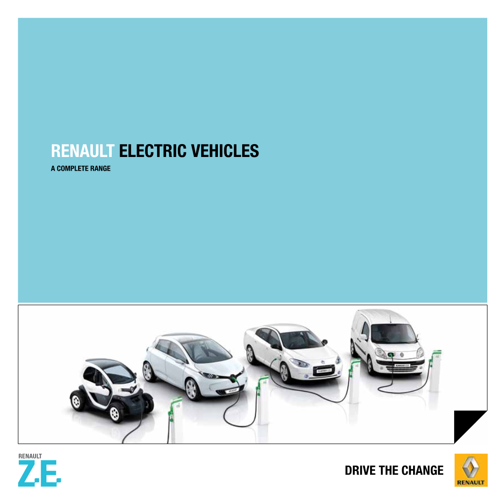 Renault Electric Vehicles –7701 380 747 – J Ts N Ve E S I C Li Ub Sas, 3D Sas, P T L Au N E Renault Electric Vehicles Ign, R Ign, Es D