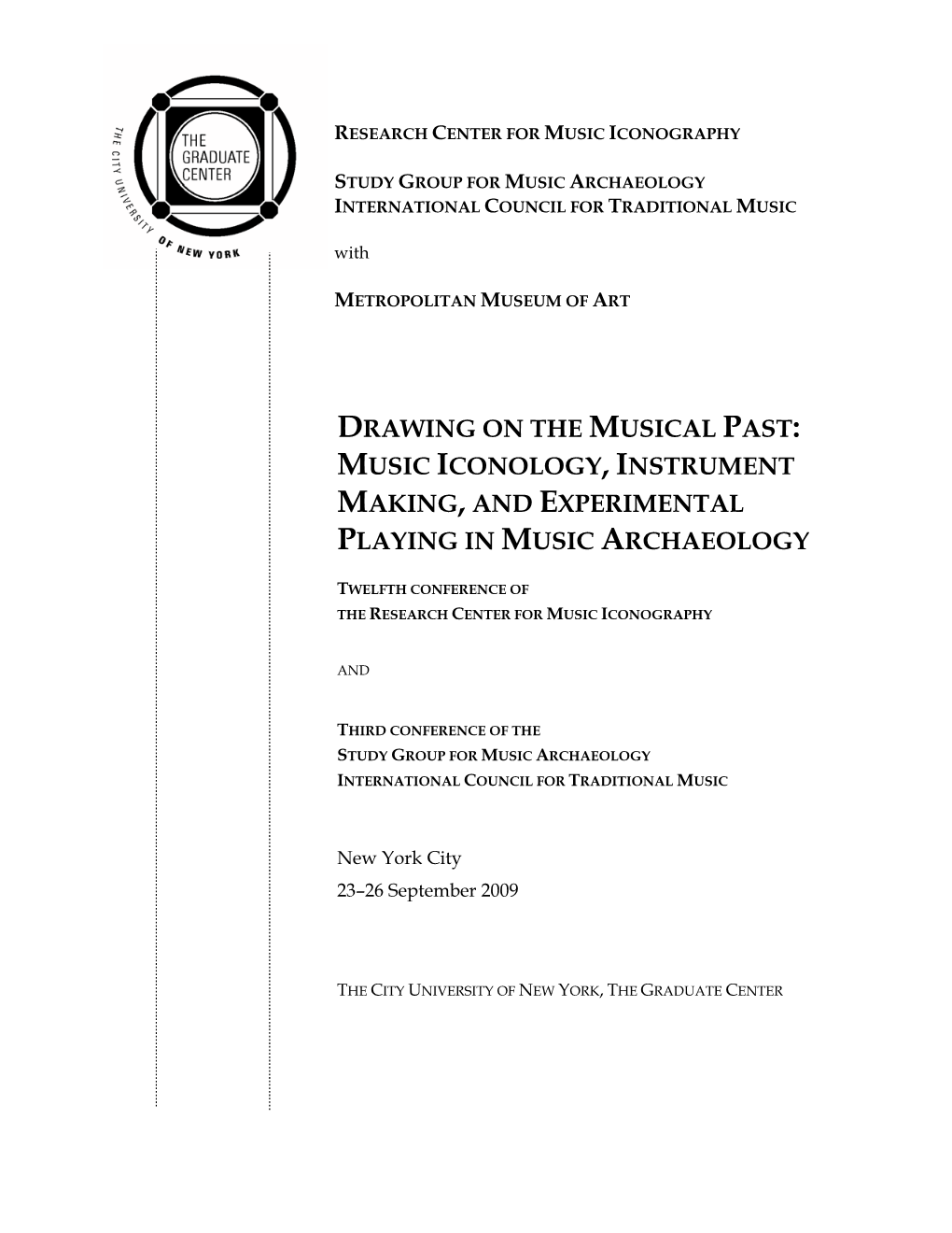 C:\My Documents II\12Th Conference Archaeology\Booklet\01Title Page