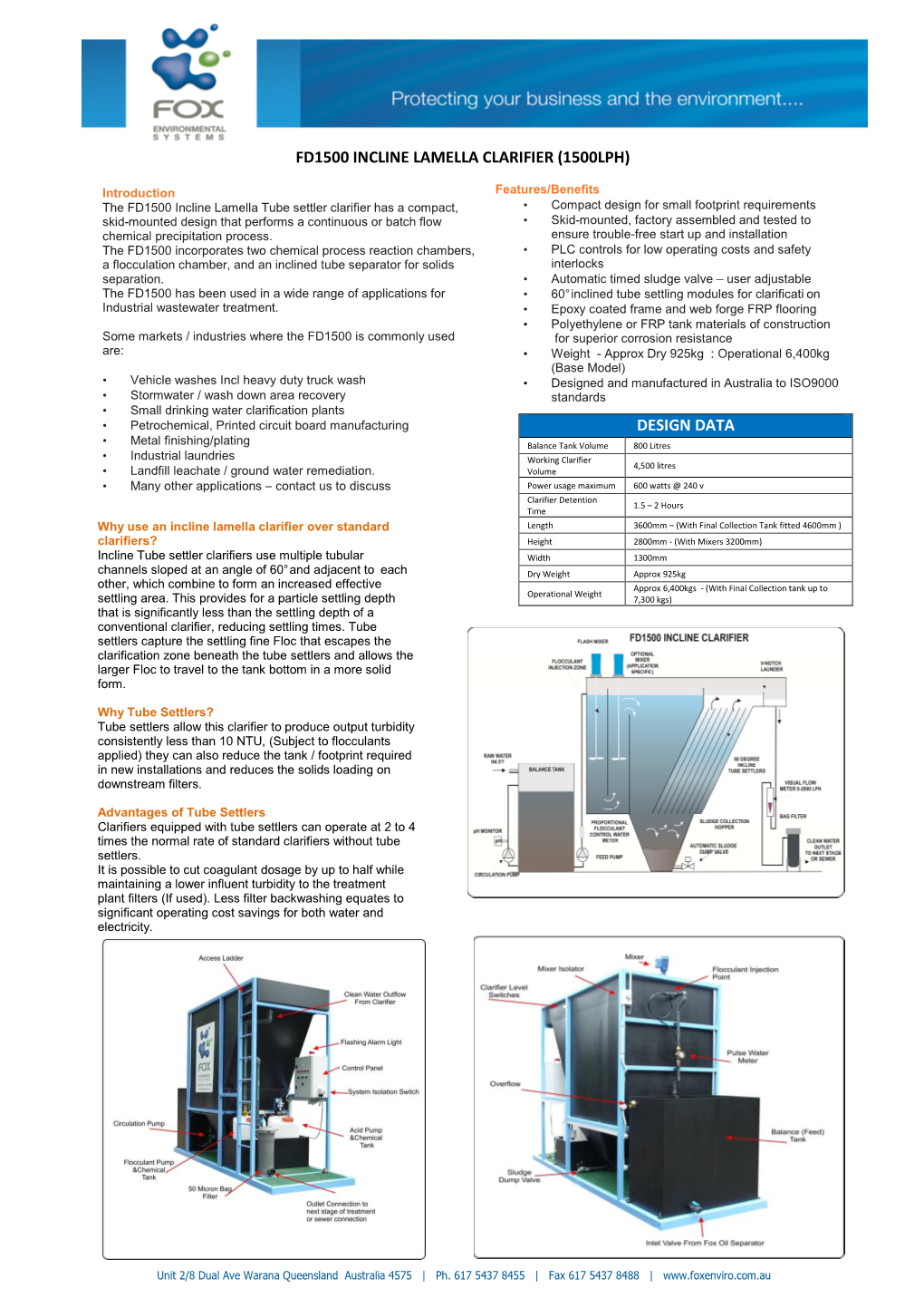 Fd1500 Incline Brochure