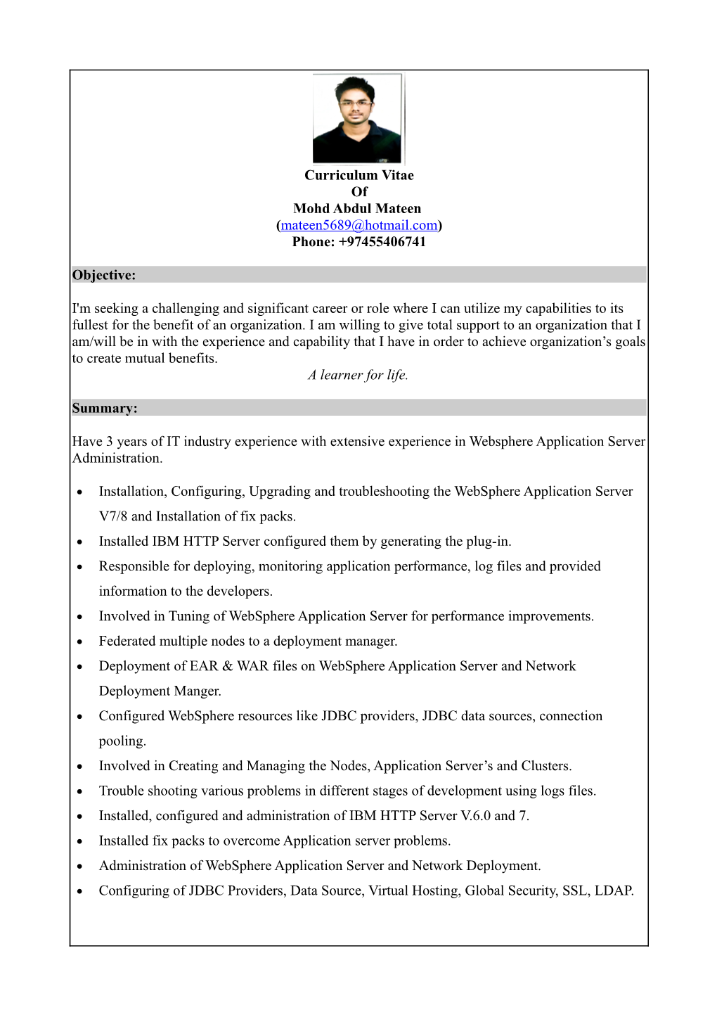 Curriculum Vitae s432