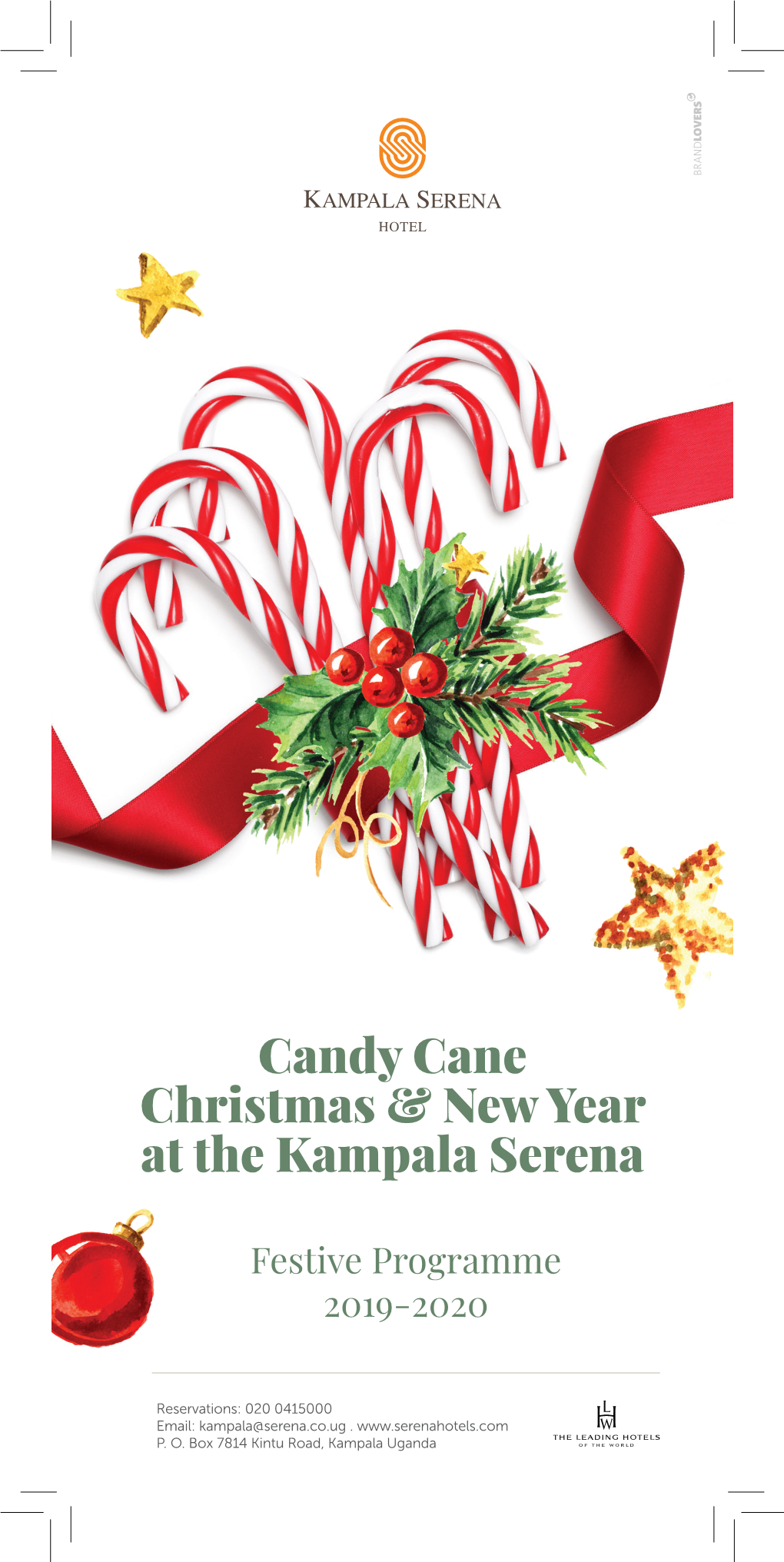 Candy Cane Christmas & New Year at the Kampala Serena