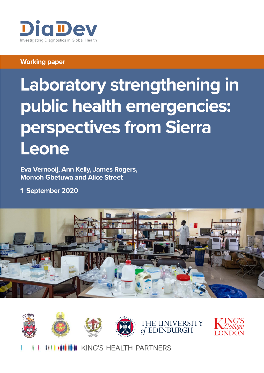 Laboratory Strengthening in Public Health Emergencies: Perspectives from Sierra Leone