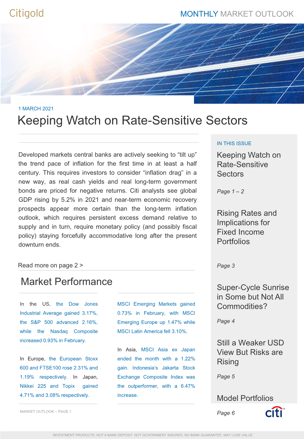 Keeping Watch on Rate-Sensitive Sectors