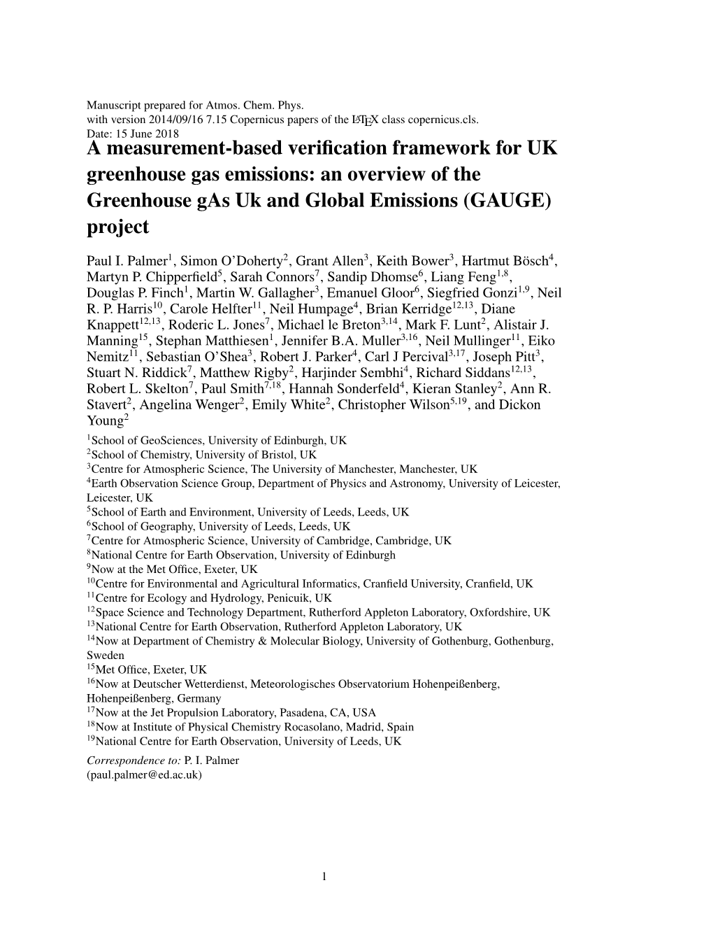 A Measurement-Based Verification Framework for UK