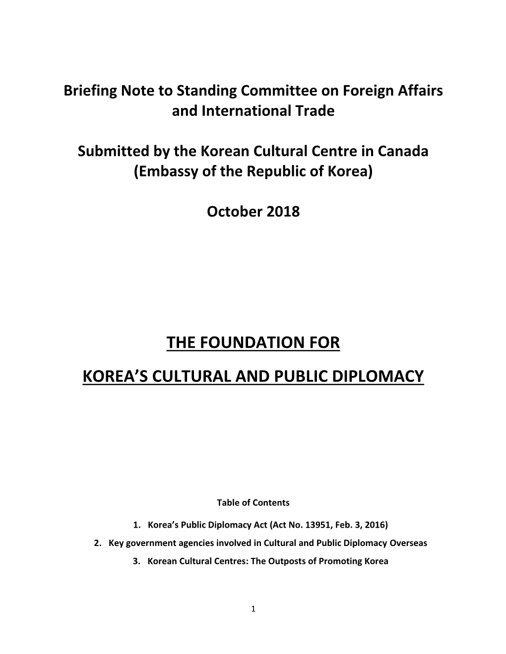 The Foundation for Korea's Cultural and Public