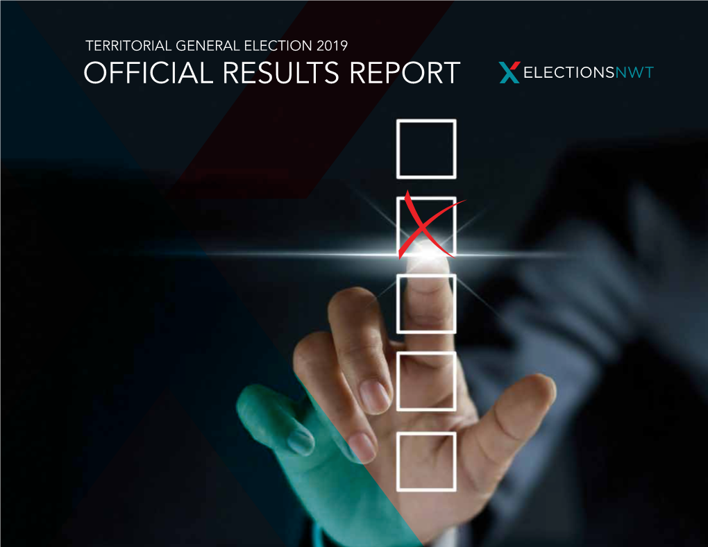 Territorial General Election 2019 Official Results Report