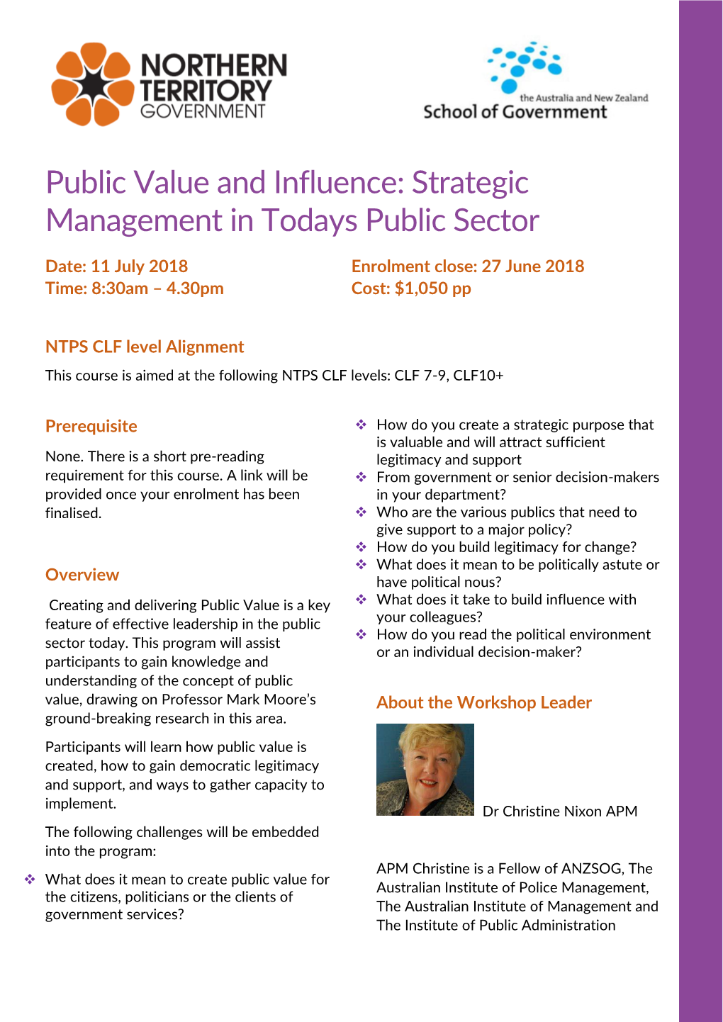 Public Value and Influence: Strategic Management in Todays Public Sector
