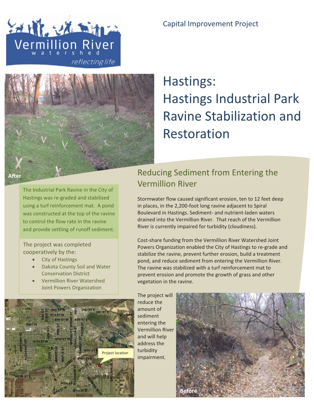 Hastings Industrial Park Ravine Stabilization and Restoration