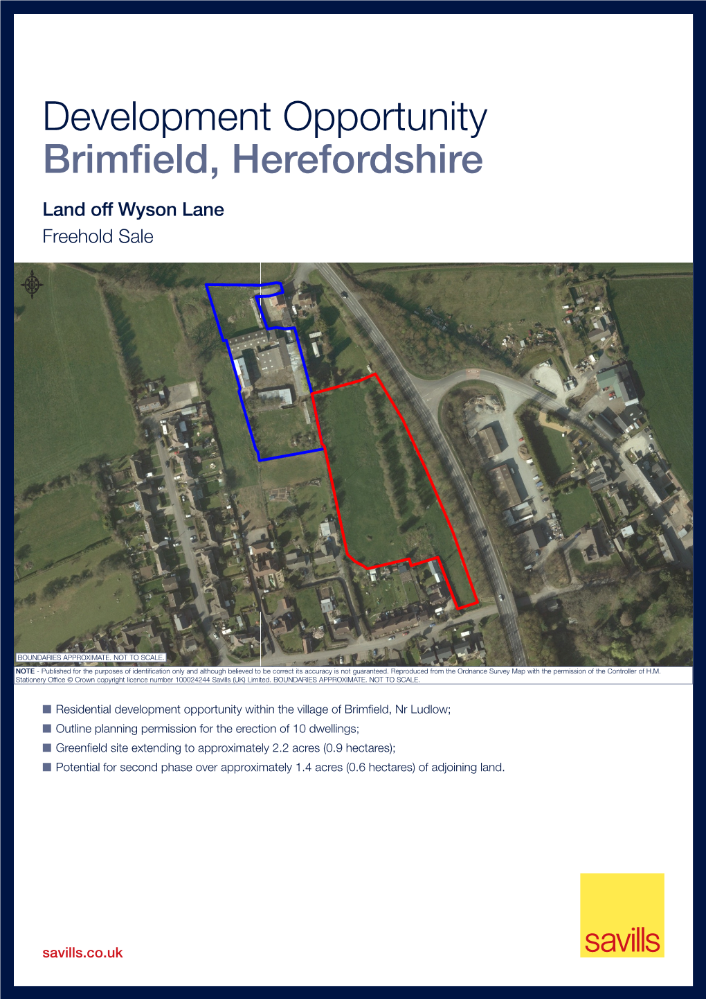Development Opportunity Brimfield, Herefordshire