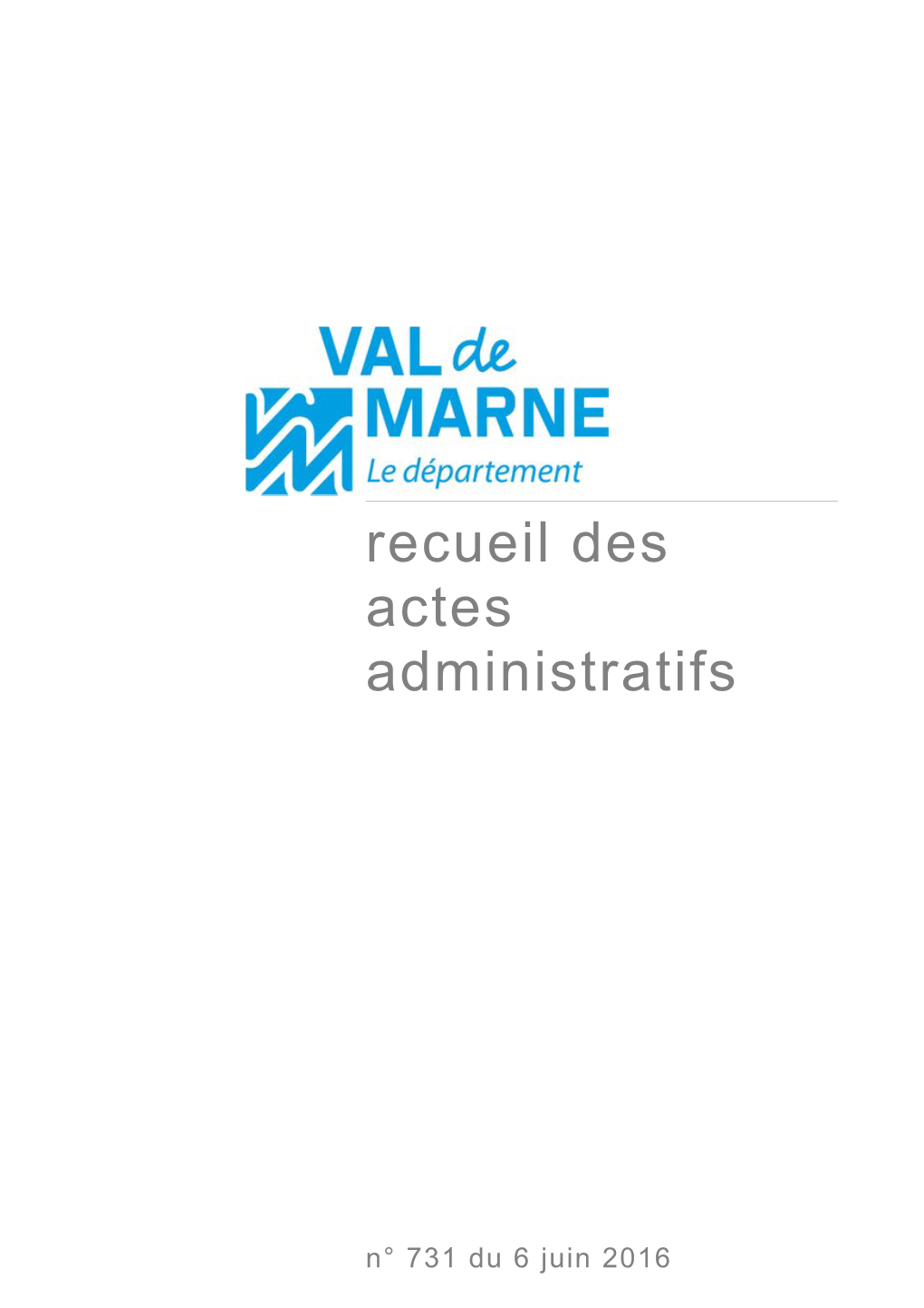 Recueil Des Actes Administratifs