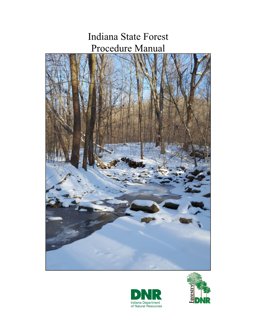 State Forest Procedures Manual