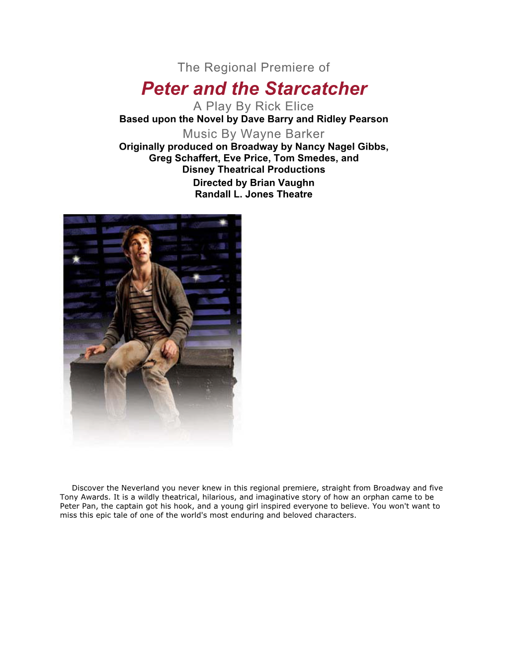 Peter and the Starcatcher