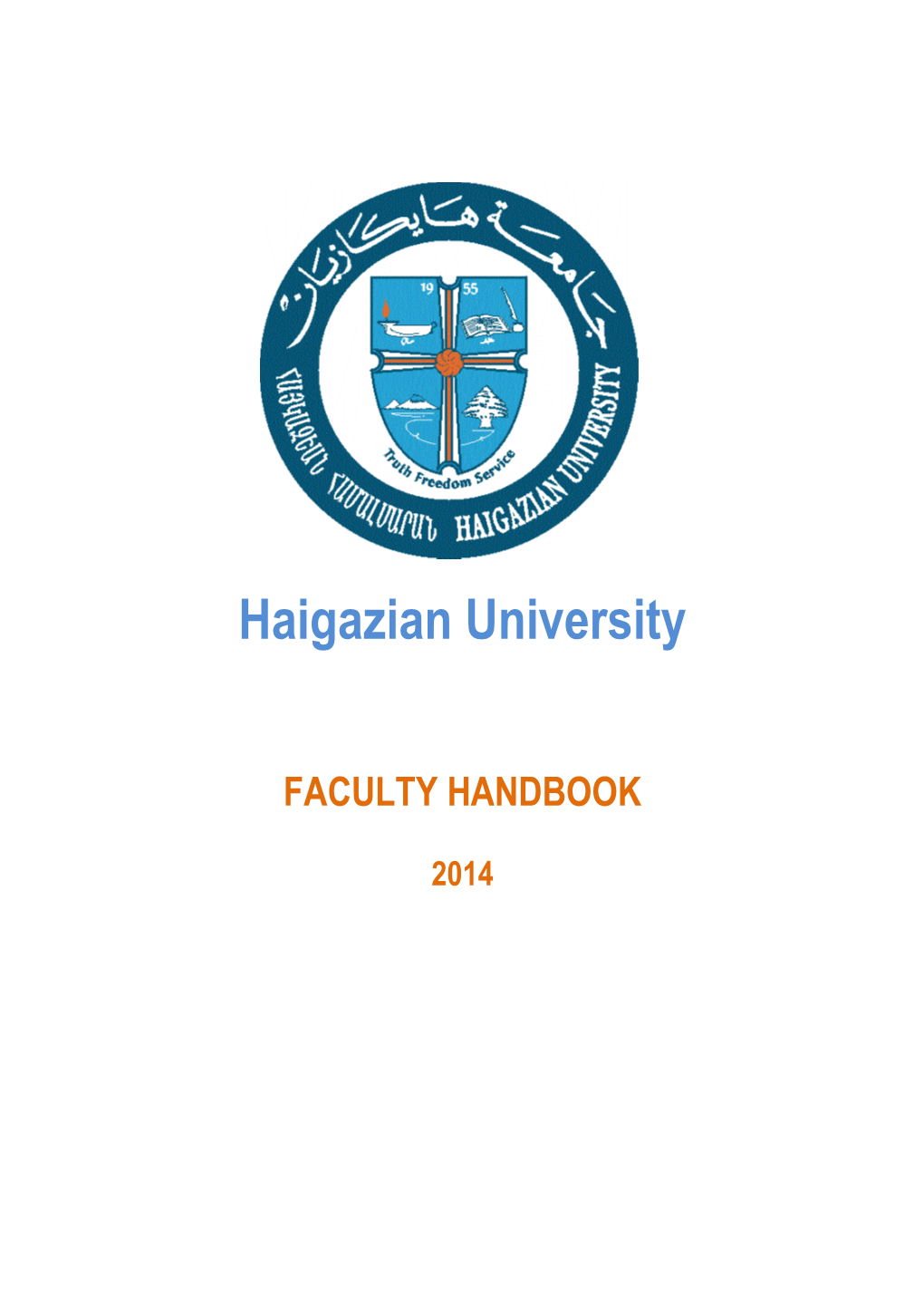 Faculty Handbook