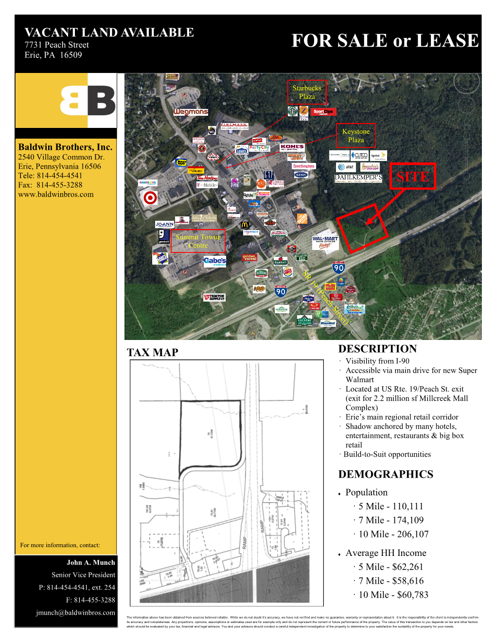 FOR SALE Or LEASE Erie, PA 16509