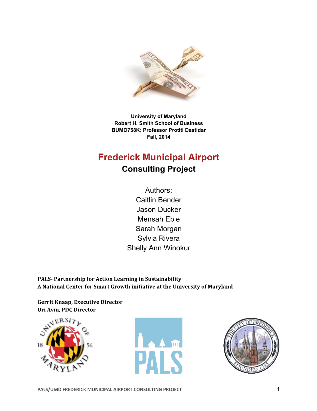 Frederick Municipal Airport Consulting Project