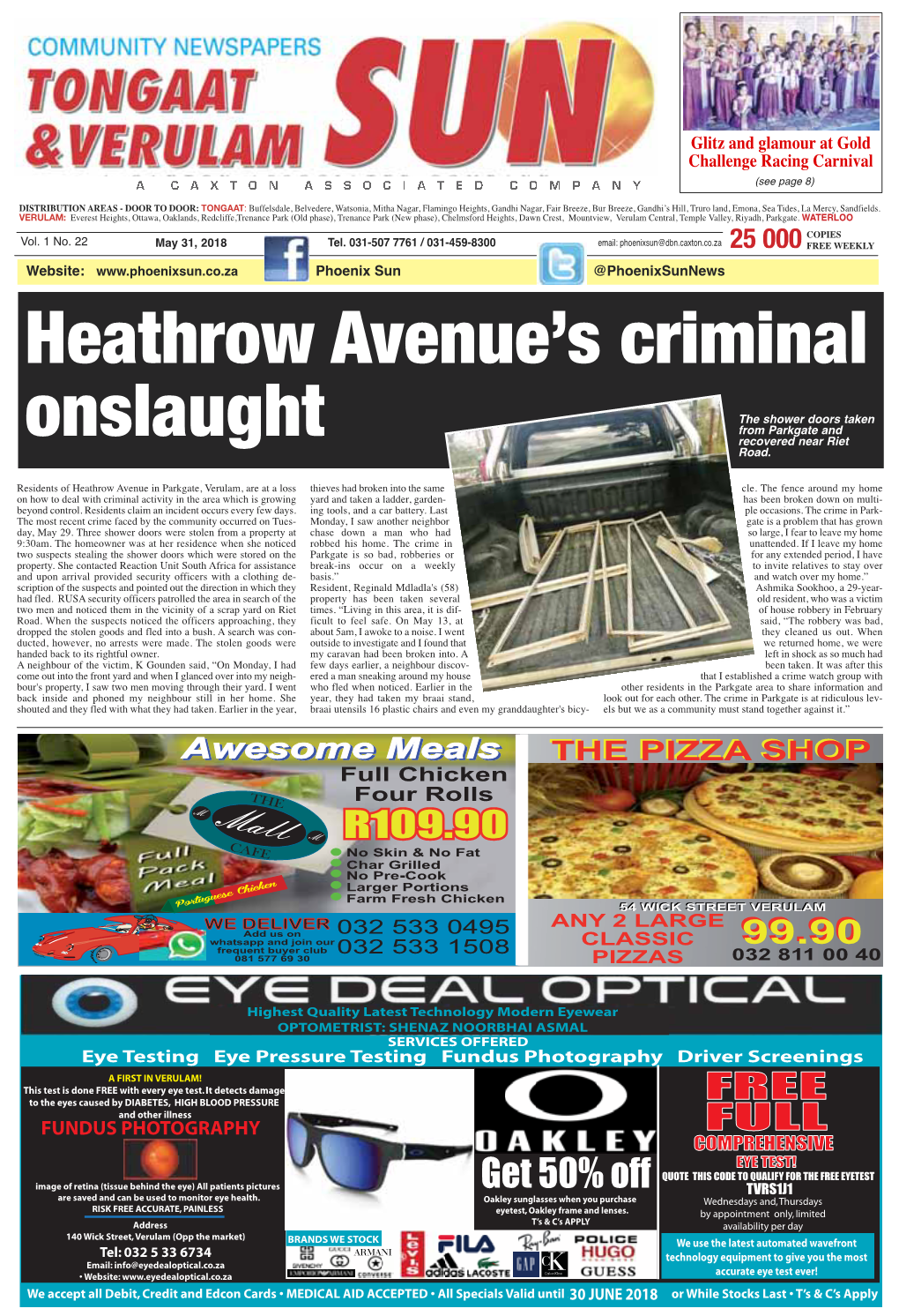 Heathrow Avenue's Criminal Onslaught