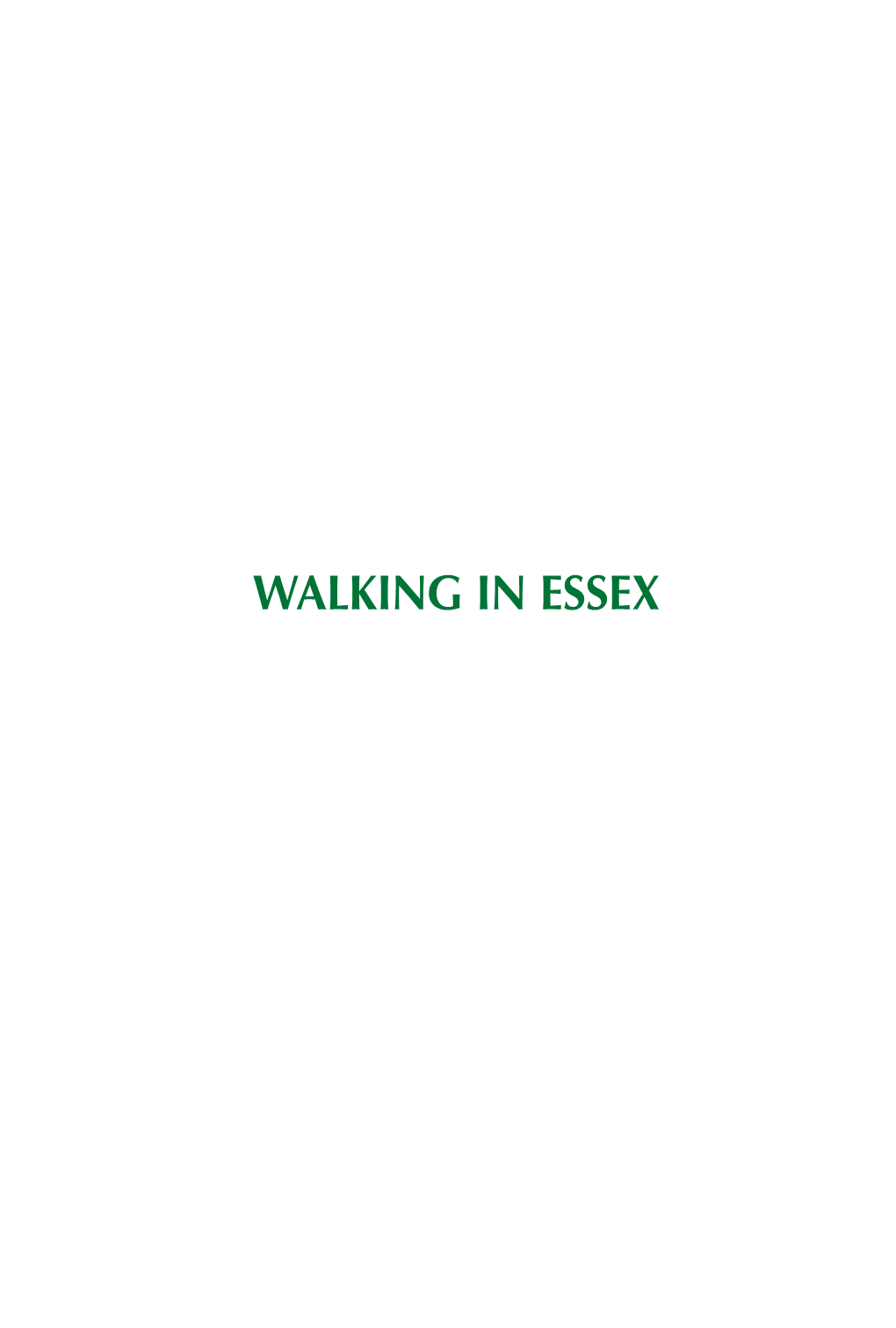 Walking in Essex