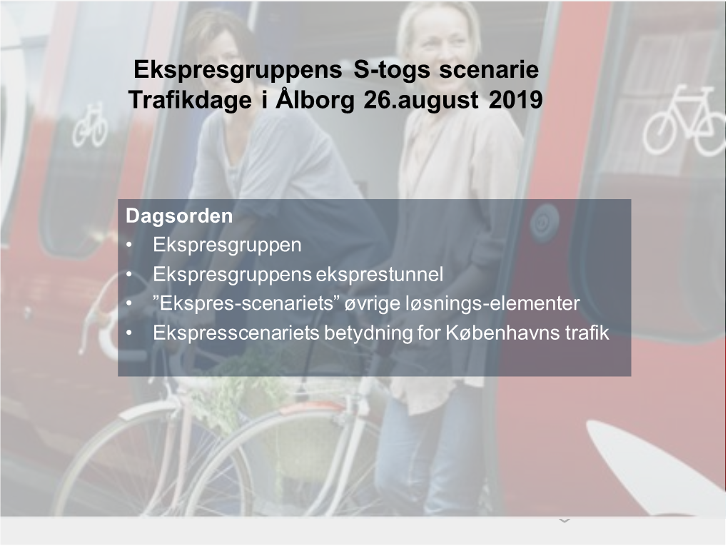 Ekspresgruppens S-Togs Scenarie Trafikdage I Ålborg 26.August 2019