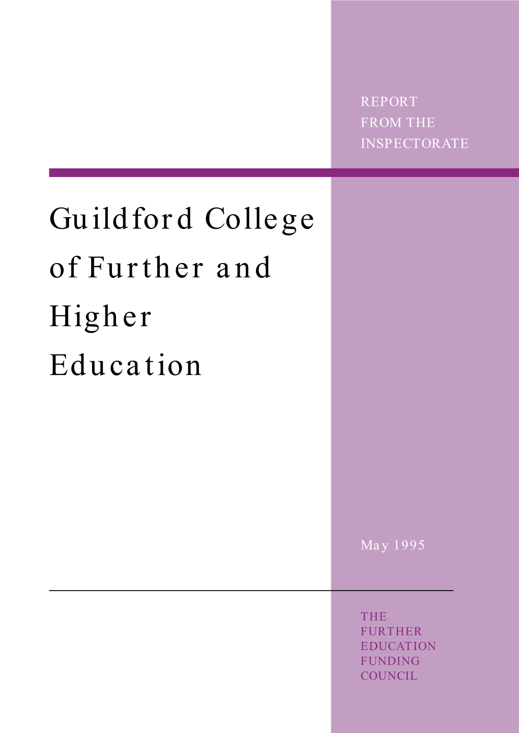 Guildford College of Further and Higher Education