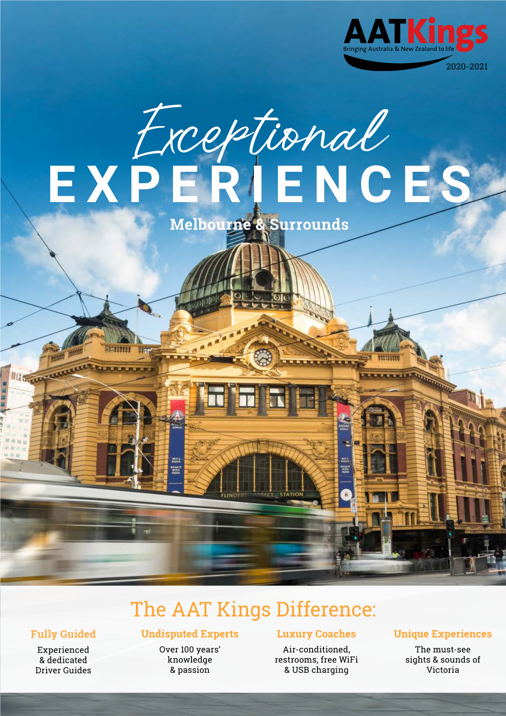 Exceptional EXPERIENCES Melbourne & Surrounds Free Hotel Pick-Ups Please Be Outside the Hotel 5 Minutes Prior to Pick-Up Time