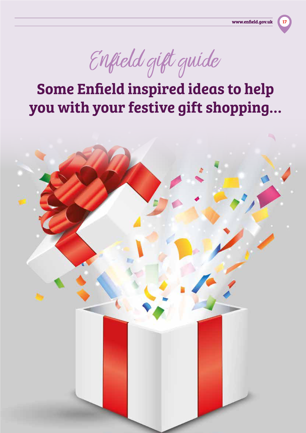 Enfield Gift Guide Some Enfield Inspired Ideas to Help You with Your Festive Gift Shopping…