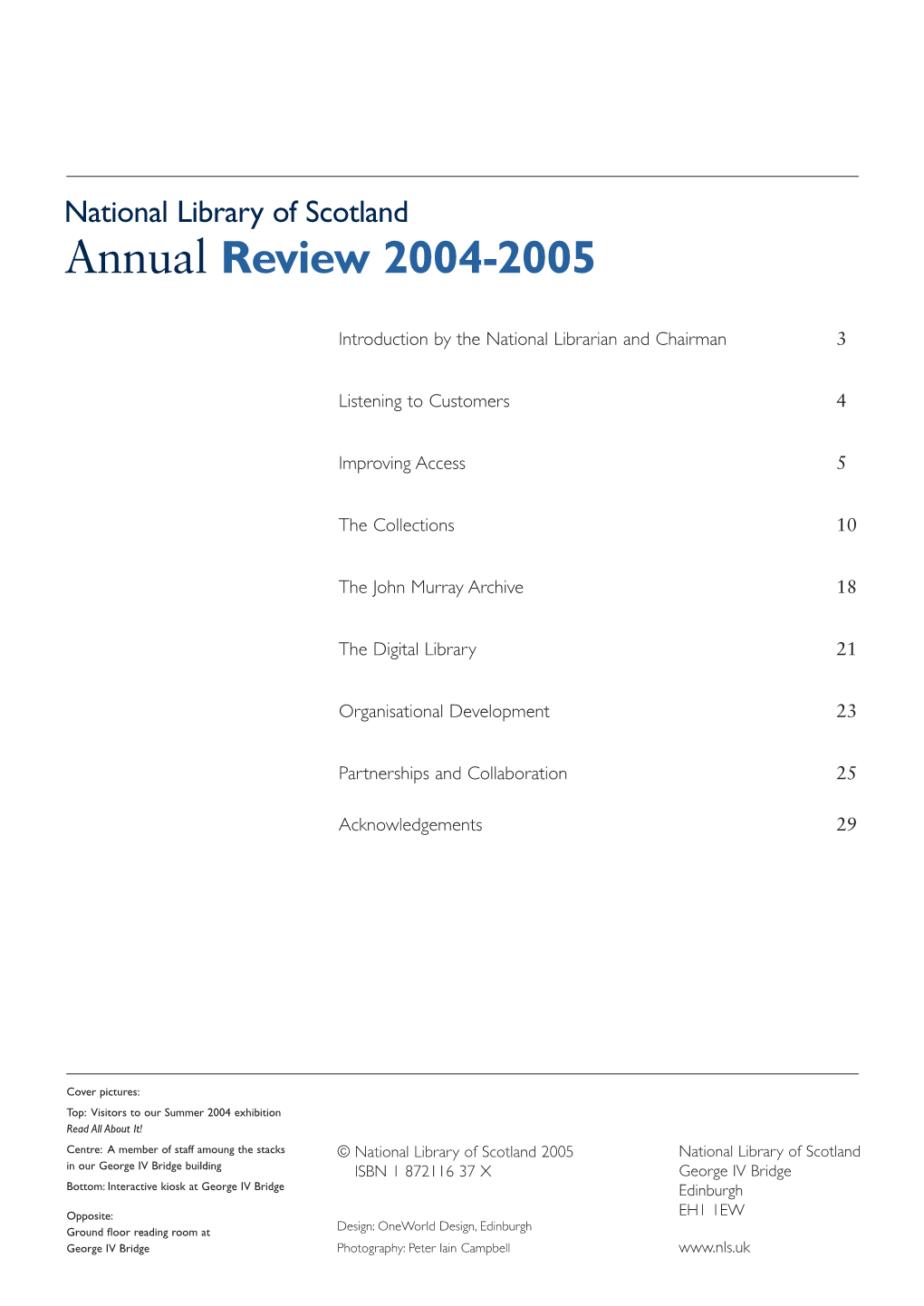 Annual Review 2004-2005 (PDF)