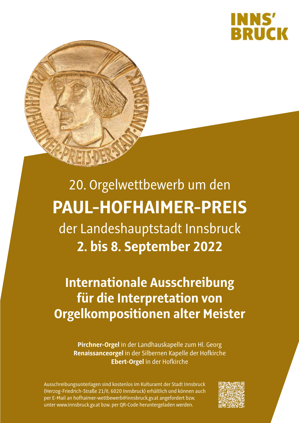 PAUL-HOFHAIMER-PREIS Der Landeshauptstadt Innsbruck 2