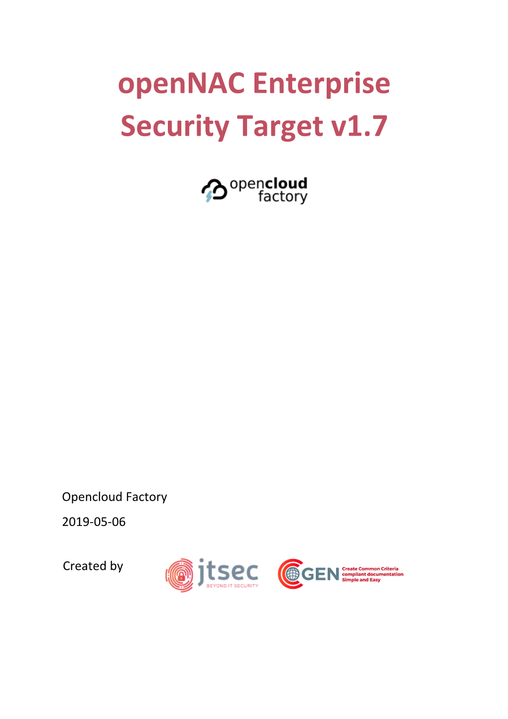 Opennac Enterprise Security Target V1.7 - 2 - 4.3.2 Organizational Security Policies